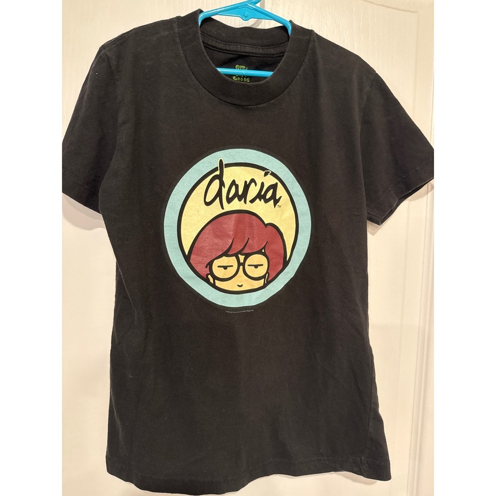 Vintage 2005 Y2K MTV Daria Graphic T-Shirt Small MTV Soft Goods Retro Cartoon